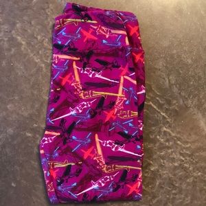 Plane OS Lularoe leggings